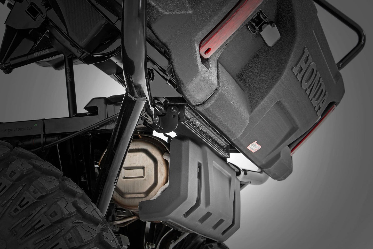 Rough Country 92006 LED Light Kit | Under Bed Mount | 20" Black Single Row | Honda Pioneer 1000/Pioneer 1000-6
