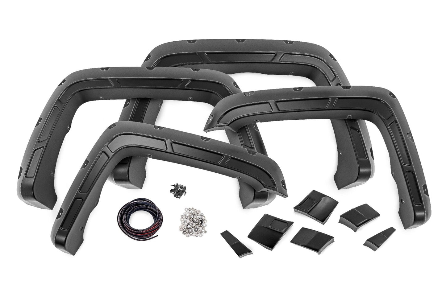 Rough Country A-G11611-GBA Fender Flares | Defender | GBA Black | GMC Sierra 1500 (14-18)/Sierra 2500 HD (15-19)