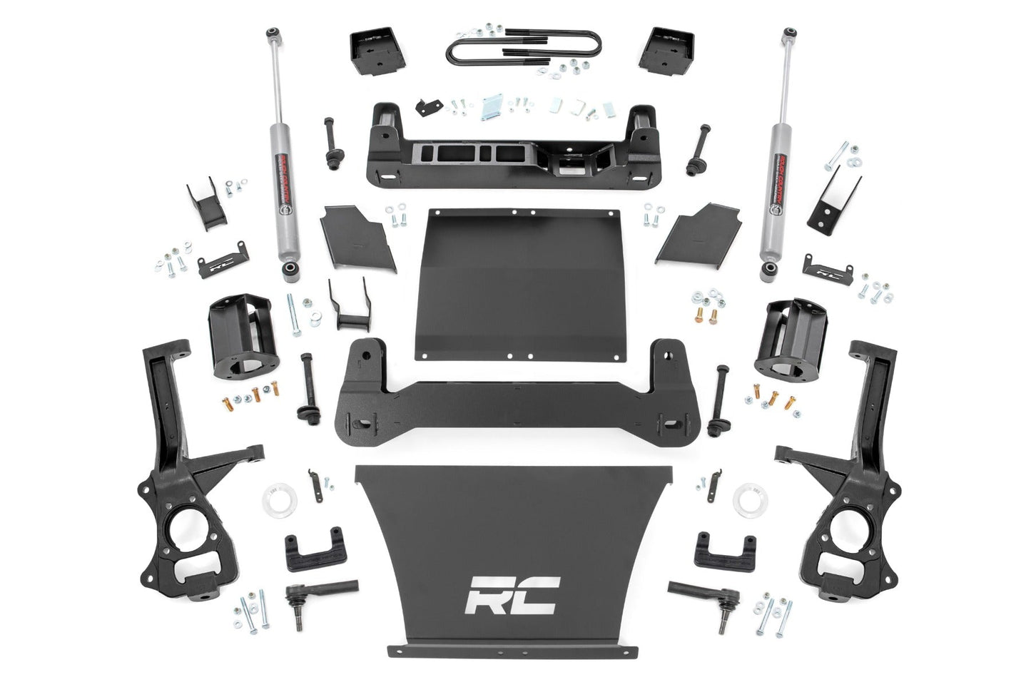 Rough Country 21630 6 Inch Lift Kit | Mono Leaf Rear | Chevy Silverado 1500 4WD (2022-2024)