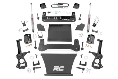 Rough Country 21630 6 Inch Lift Kit | Mono Leaf Rear | Chevy Silverado 1500 4WD (2022-2024)