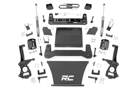 Rough Country 21630 6 Inch Lift Kit | Mono Leaf Rear | Chevy Silverado 1500 4WD (2022-2024)