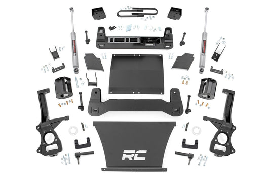 Rough Country 21630_A 6 Inch Lift Kit | Mono Leaf Rear | Chevy Silverado 1500 4WD (2025-2026)