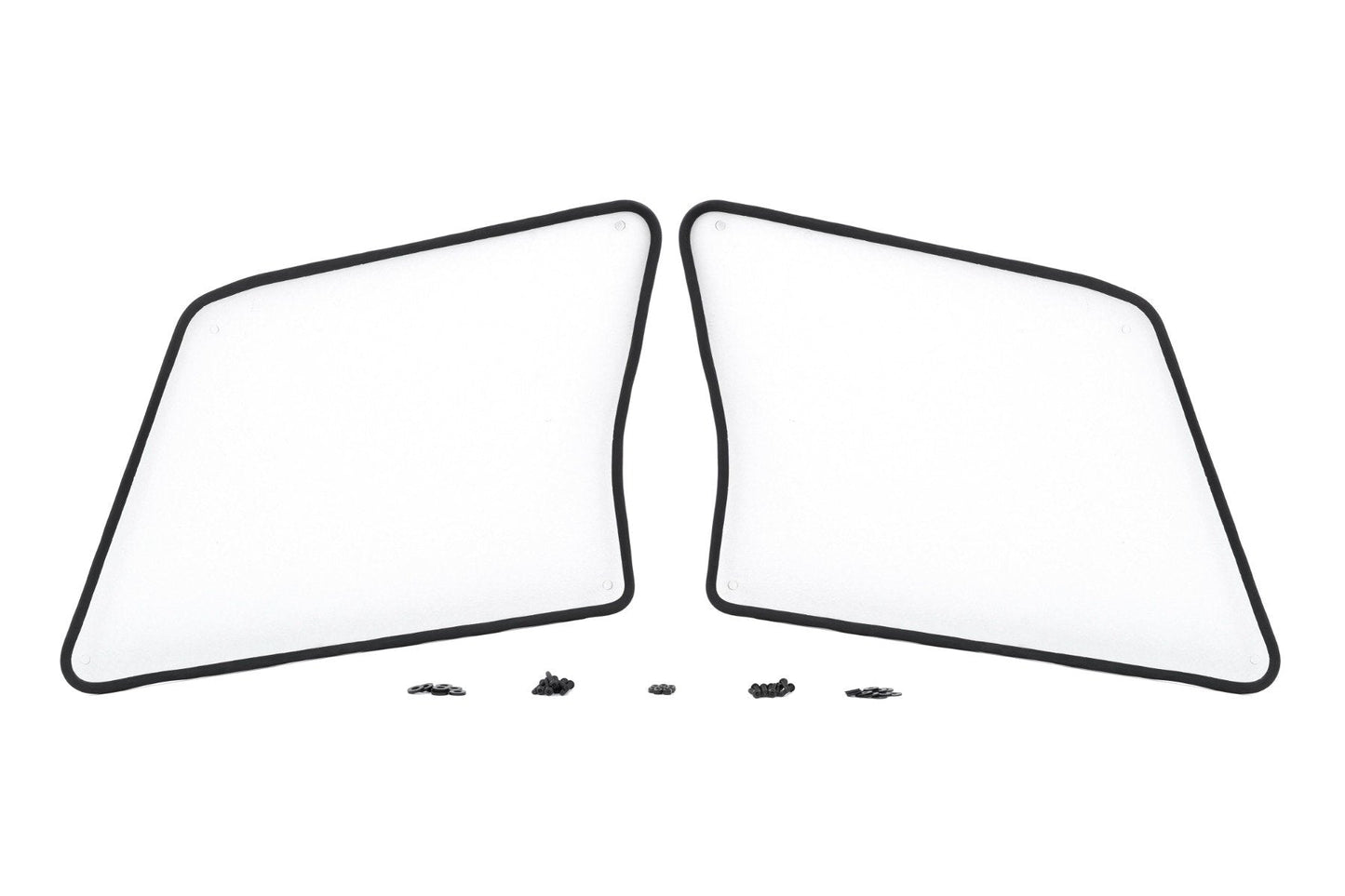 Rough Country 93196 Bed Side Rear Windows | Scratch Resistant | Polaris XPEDITION ADV 5