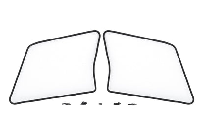 Rough Country 93196 Bed Side Rear Windows | Scratch Resistant | Polaris XPEDITION ADV 5