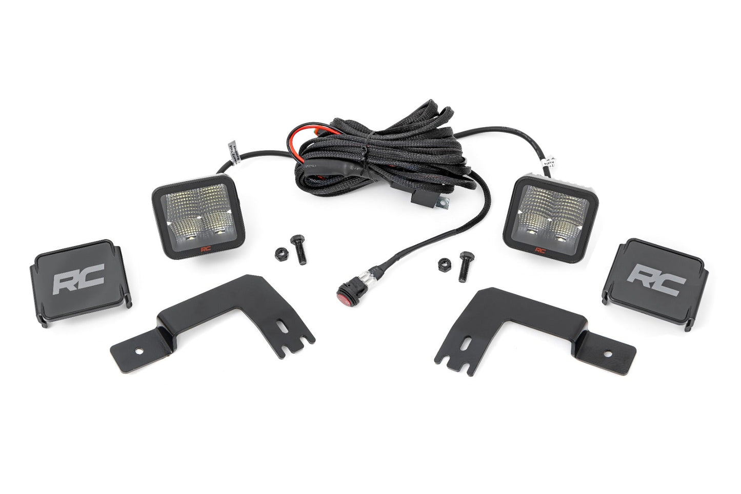 Rough Country 93189 LED Light | Under Bed Mount | 2" Spectrum Pair | Polaris XPEDITION ADV 5