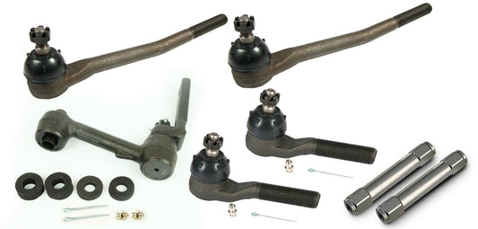 Ridetech 12109536 Steering linkage kit for 1967-1969 Mustang with OE power steering.