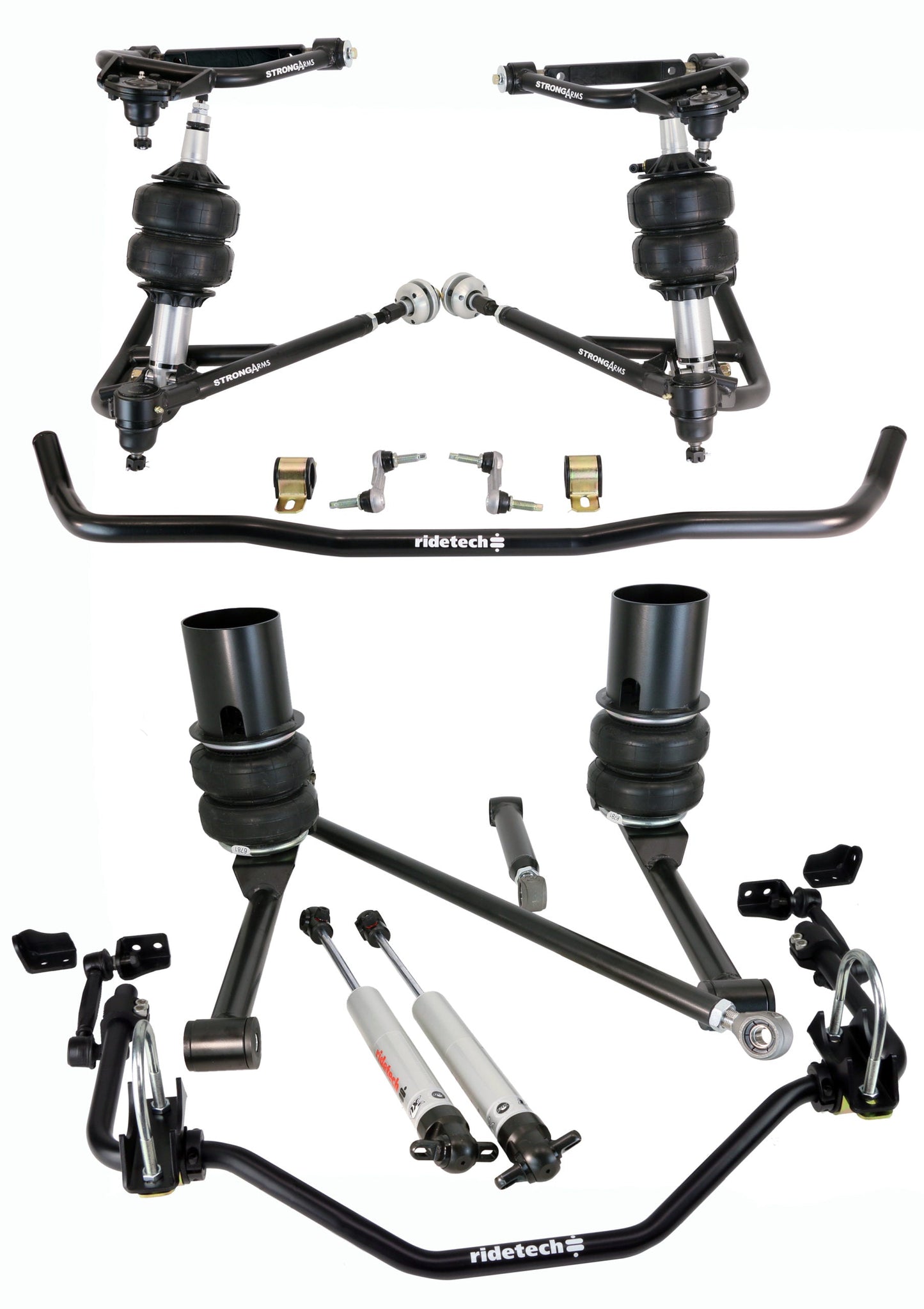 Ridetech 11290298 HQ Air Suspension System for 1965-1966 Impala.