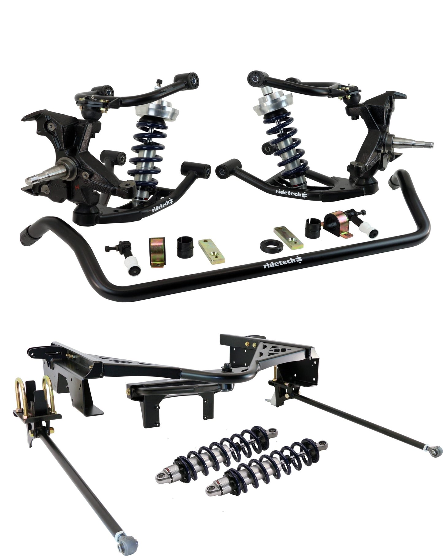 Ridetech 11370203 HQ Coil-Over System for 1990-1993 C1500 454SS 2WD.