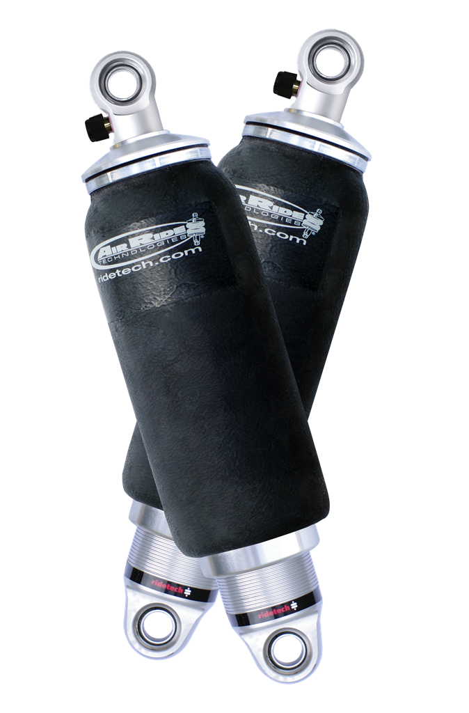 Ridetech 21150801 Rear HQ Shockwaves, 8000 Series with 5.2" stroke shock, and 1.7" eye mount.