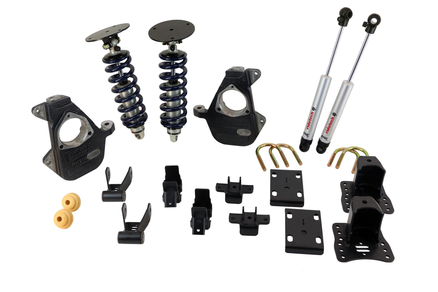 Ridetech 11700115 StreetGrip System for 2007-2016 Silverado 1500 4WD with OE cast steel arms.
