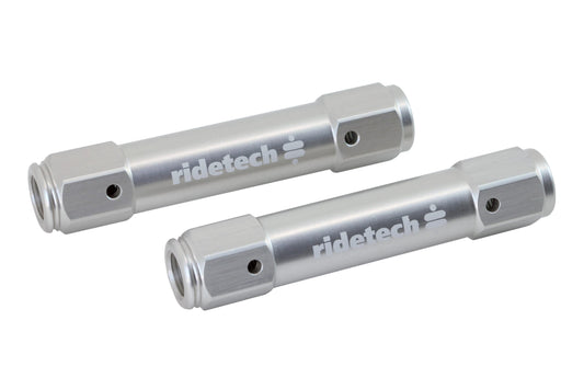 Ridetech 11009406 Billet aluminum tie rod adjusters for 1965-1972 Galaxie.