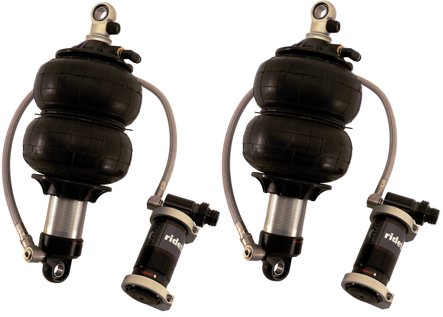 Ridetech 24340101 Front TQ Shockwaves, 1000 Series with 4.1" stroke and 1.7" eye.