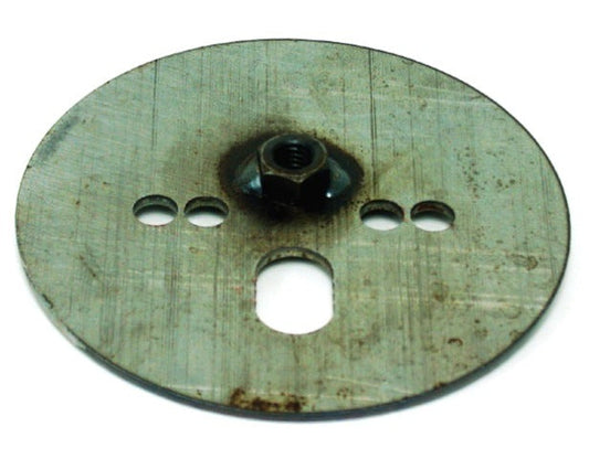 Ridetech 90000027 Air spring patten plate with 7/16 nut, centered, 1/8" thick x 5.5" O.D.