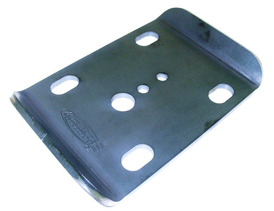 Ridetech 90000041 U-Bolt plate, 1/4" thick with 5.5" x 7.5" hole spacing.