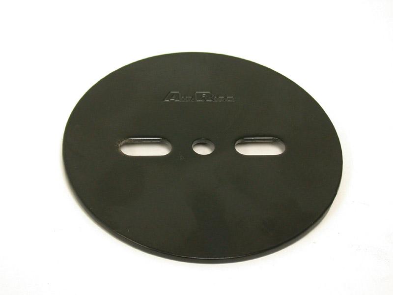 Ridetech 90000070 Air spring patten plate, centered, 1/8" thick x 5.5" O.D. Powder coated black.