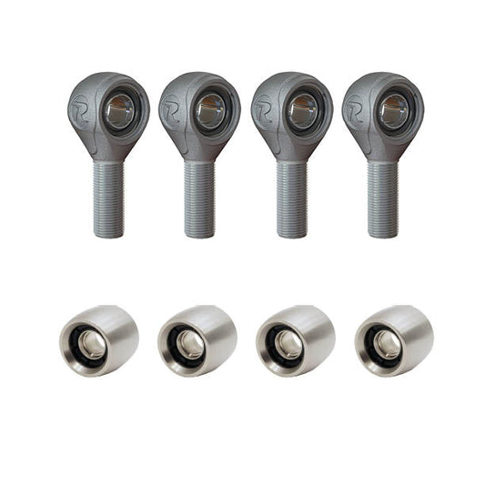 Ridetech 11009518 R-Joint 8 Pack - Weld-On. Includes 4 RH threaded R-Joints and 4 weld on R-Joints