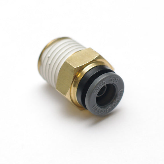 Ridetech 31954050 Airline Fitting, Straight. 1/4" NPT to 1/8" Airline.