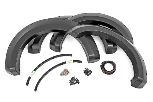 Rough Country F-F21112A Pocket Fender Flares | Ford F-250/F-350 Super Duty 2WD/4WD (2017-2022)