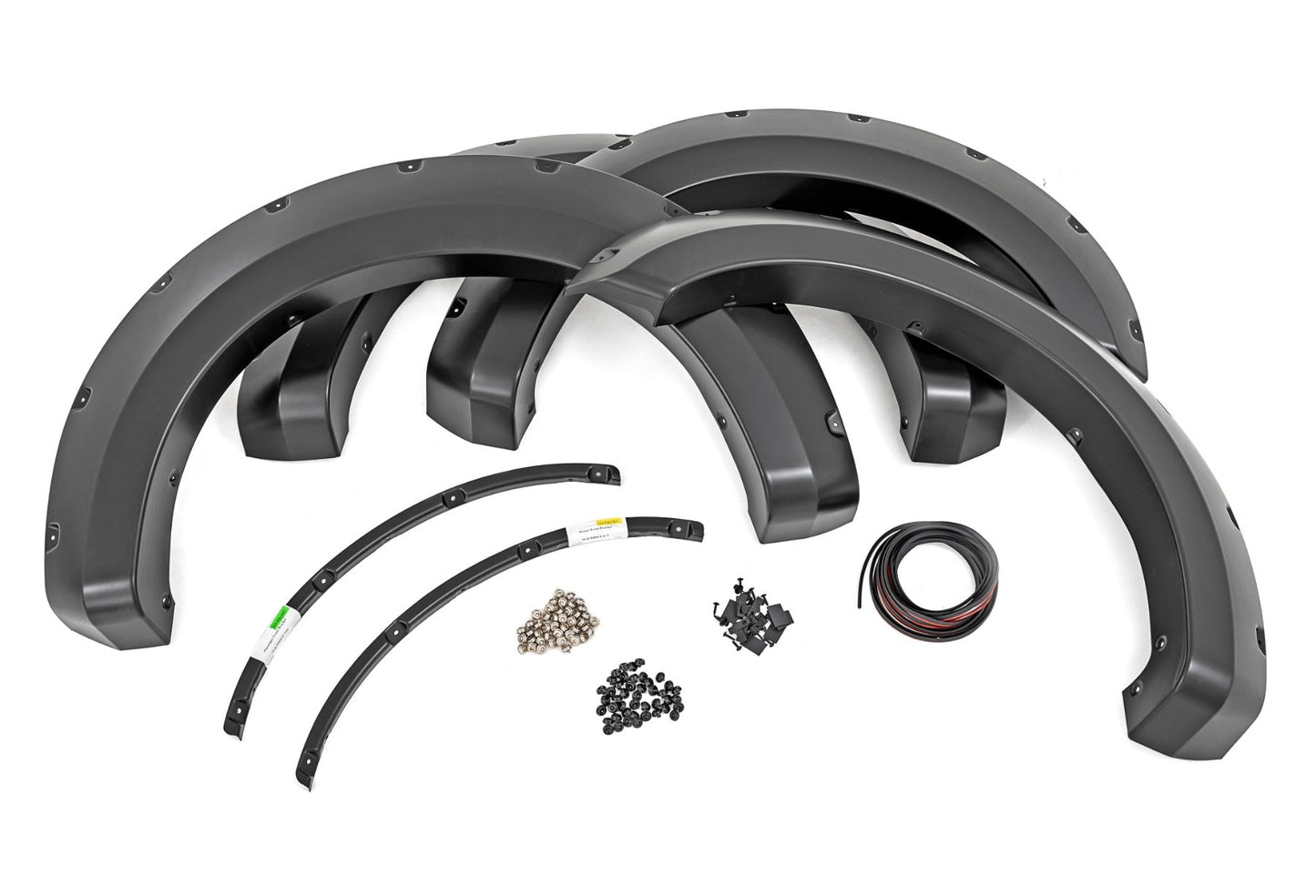 Rough Country F-F21112-UX Pocket Fender Flares | UX Ingot Silver Metallic | Ford F-250/F-350 Super Duty (17-22)