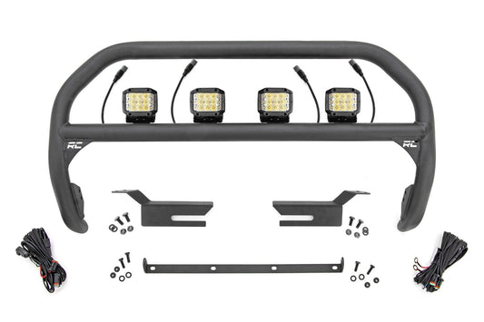Rough Country 51050 Nudge Bar | 3 Inch Wide Angle Led (x4) | Ford Bronco 4WD (2021-2025)