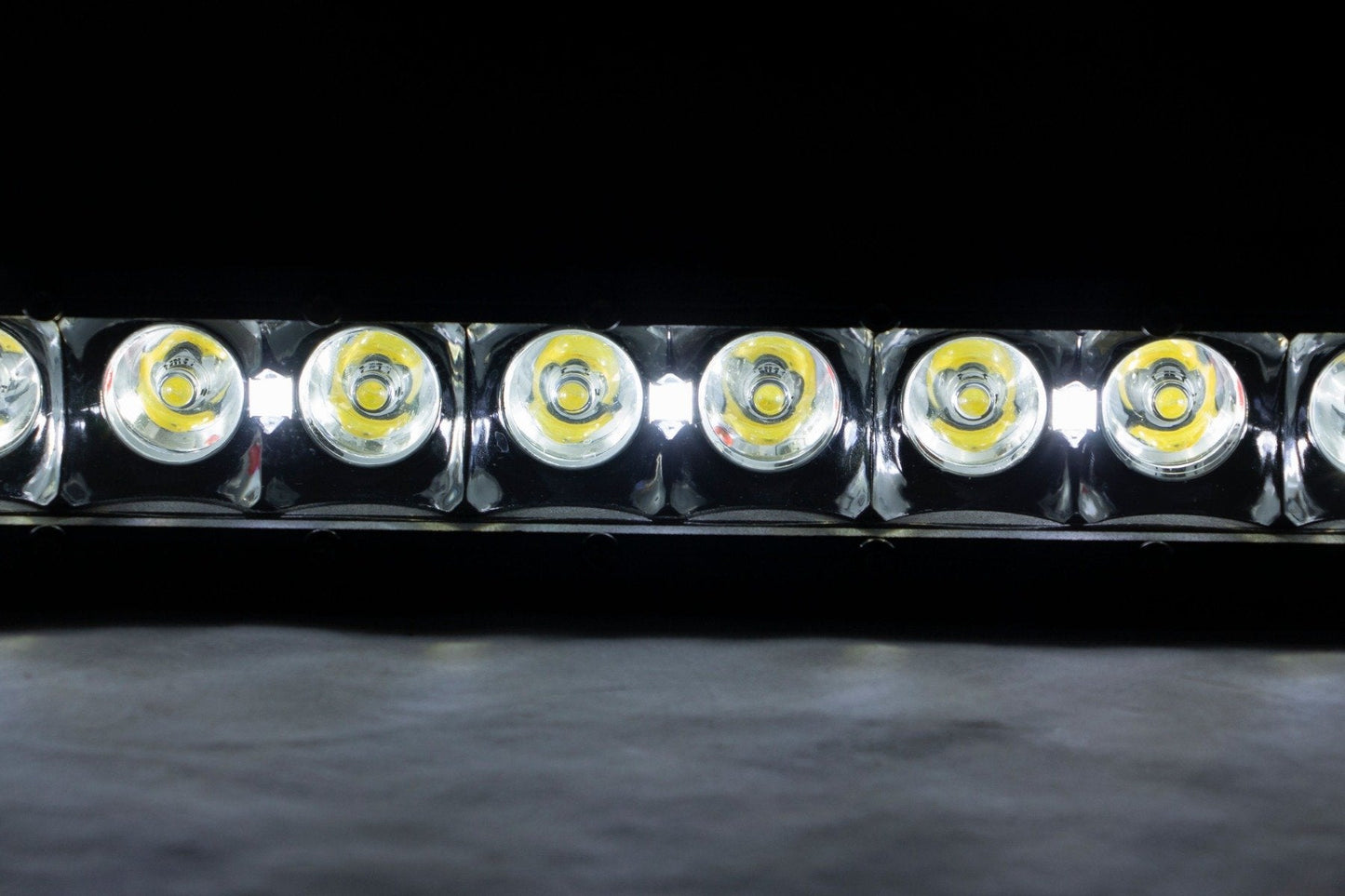 Rough Country 70720BLDRL 20 Inch Black Series LED Light Bar | Single Row | Cool White DRL