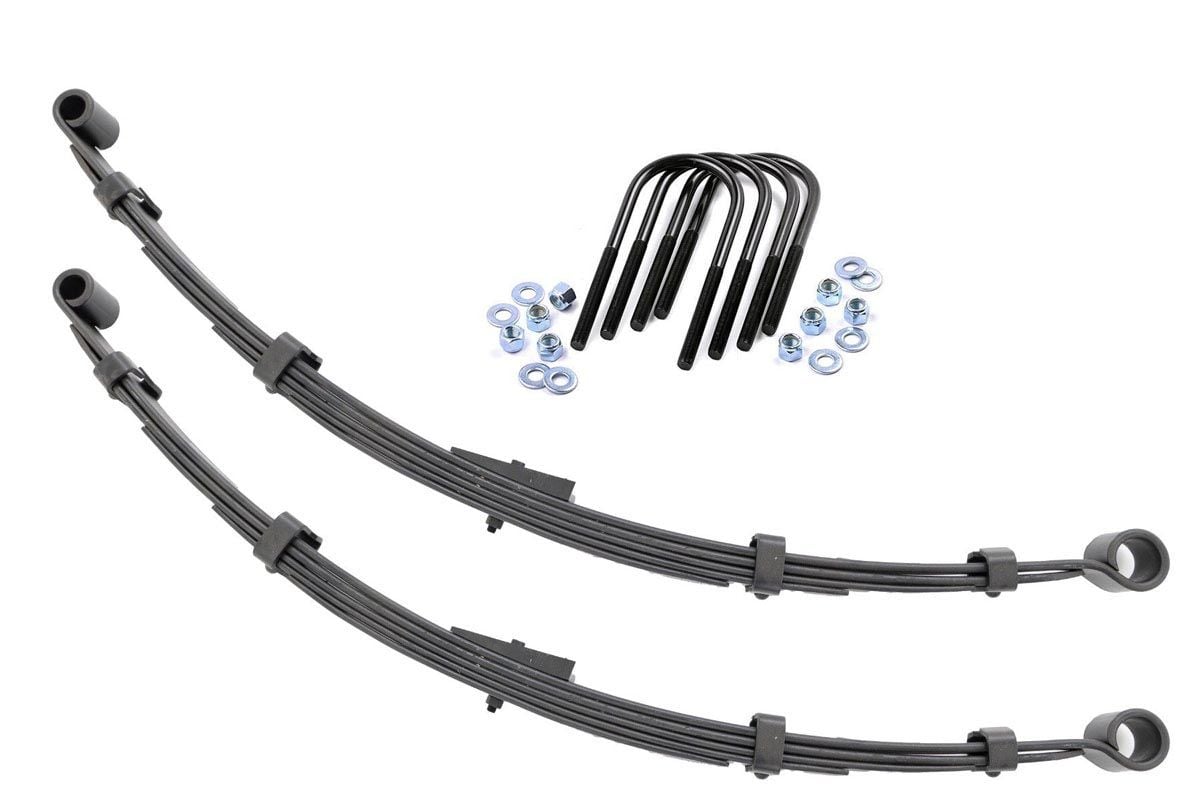Rough Country 8008Kit Rear Leaf Springs| 2.5" Lift | Pair | Jeep CJ5/CJ7 5 4WD (1976-1983)