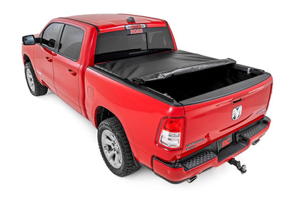 Rough Country 42320550 Soft Roll Up Bed Cover | 5'7" Bed | No Rambox | Ram 1500 (19-26)/1500 TRX (21-24)