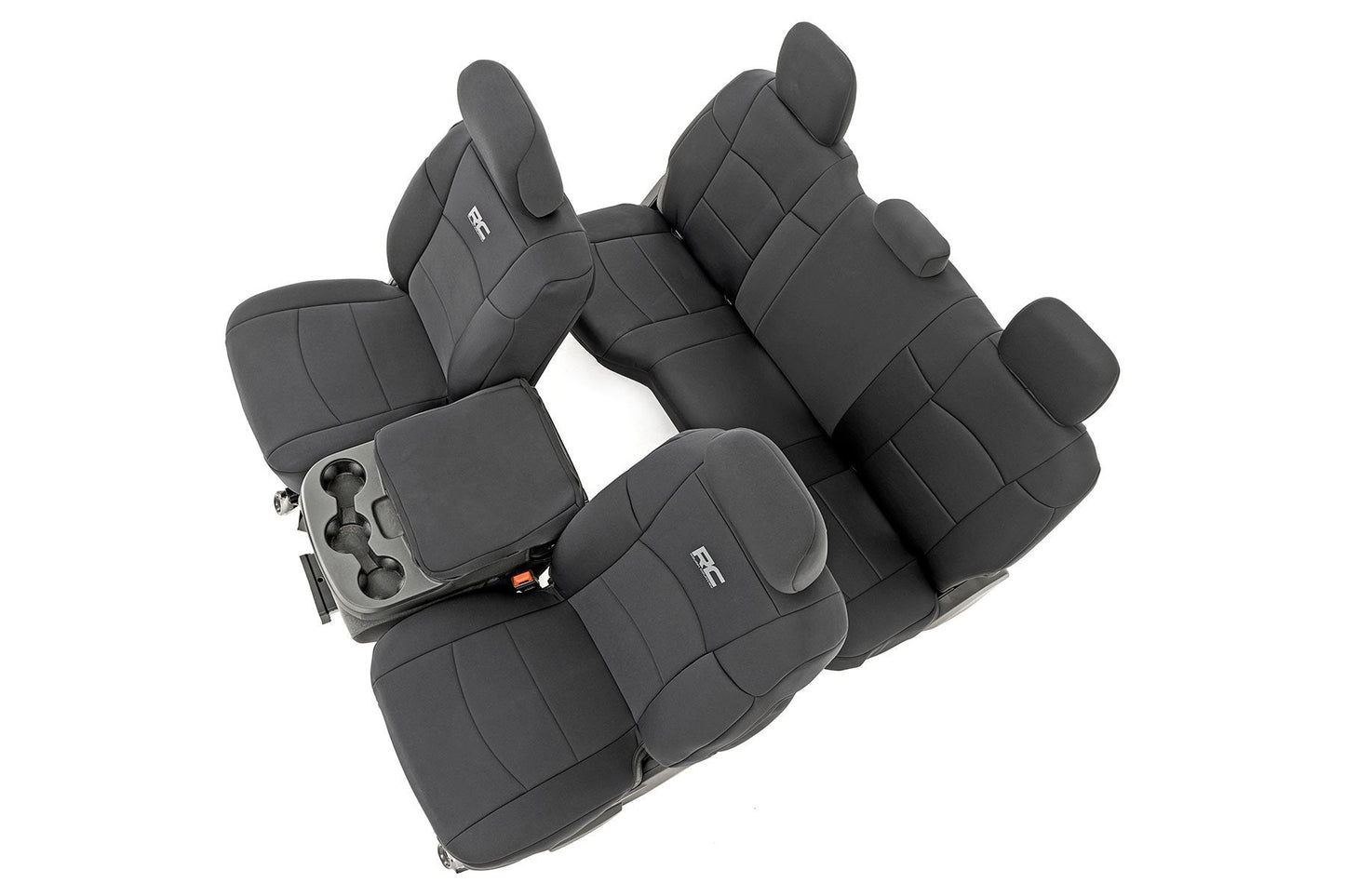Rough Country 91043 Seat Covers | Bucket Seats | FR & RR | Ram 2500 2WD/4WD (2019-2026)
