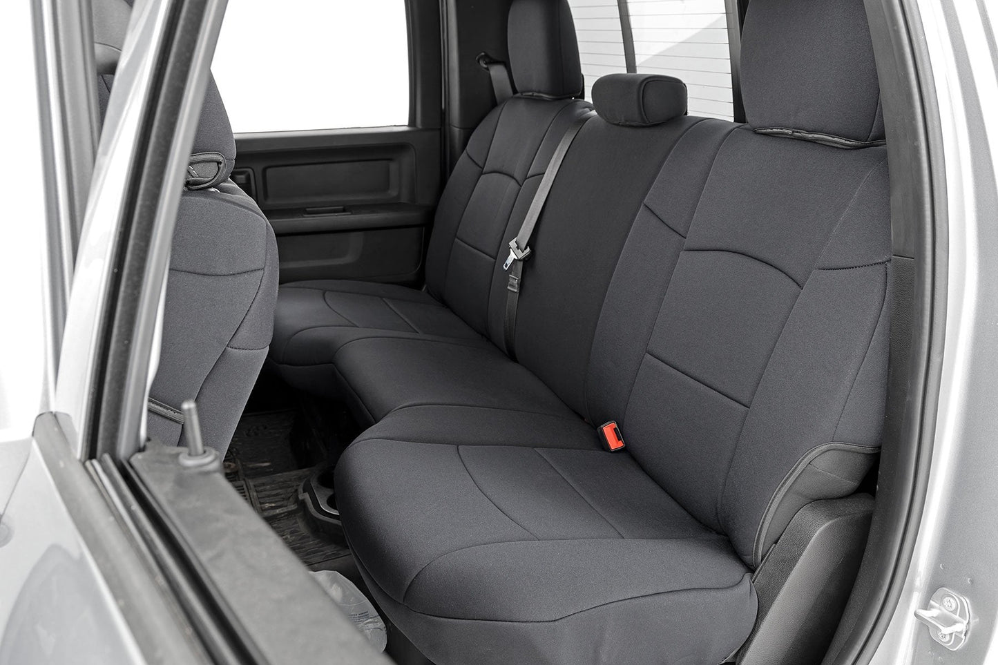 Rough Country 91044 Seat Covers | FR & RR | 60/40 Rear Seat | Ram 2500 2WD/4WD (2019-2026)