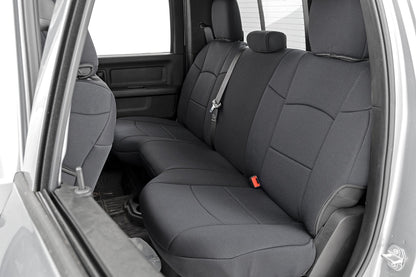 Rough Country 91044 Seat Covers | FR & RR | 60/40 Rear Seat | Ram 2500 2WD/4WD (2019-2026)