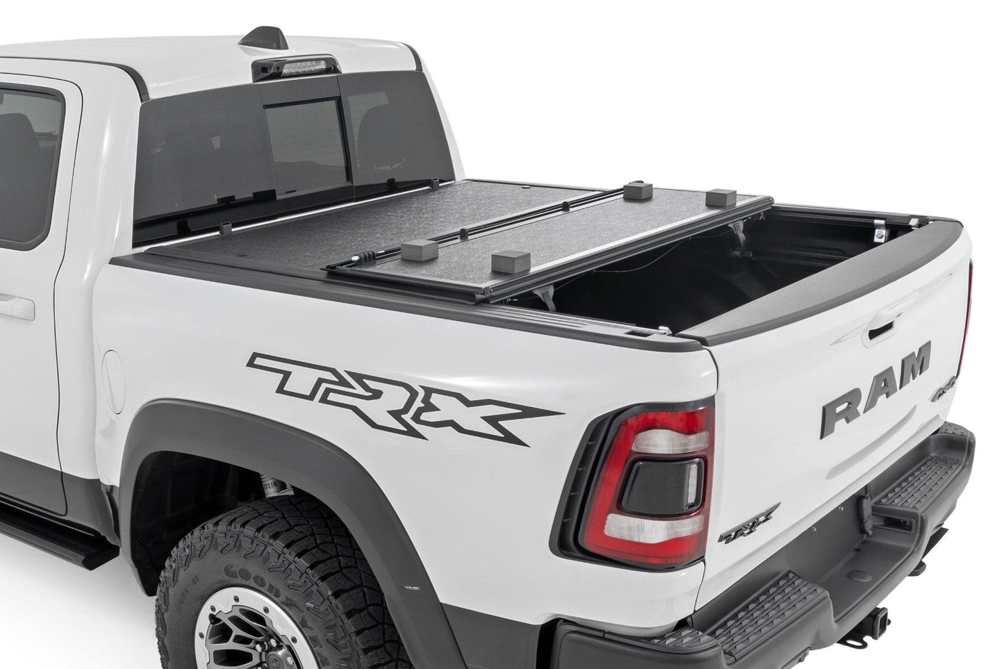 Rough Country 47320650B Hard Low Profile Bed Cover |6'4" | No Rambox | Ram 1500 (19-26)/1500 TRX (21-24)