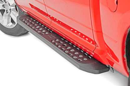 Rough Country 44004 RPT2 Running Boards | Crew Cab | Black | Ram 1500 (19-26)/1500 TRX (21-24)