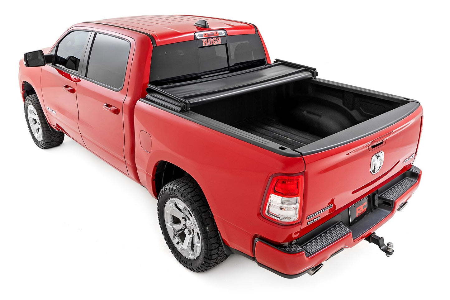 Rough Country 41307550A Soft Tri-Fold Bed Cover | 5'7" Bed | Ram 1500 (19-26)/1500 TRX (21-24)