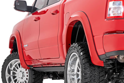 Rough Country S-D10914-PR4 Sport Fender Flares | PR4 Flame Red | Ram 1500 2WD/4WD (2019-2024)