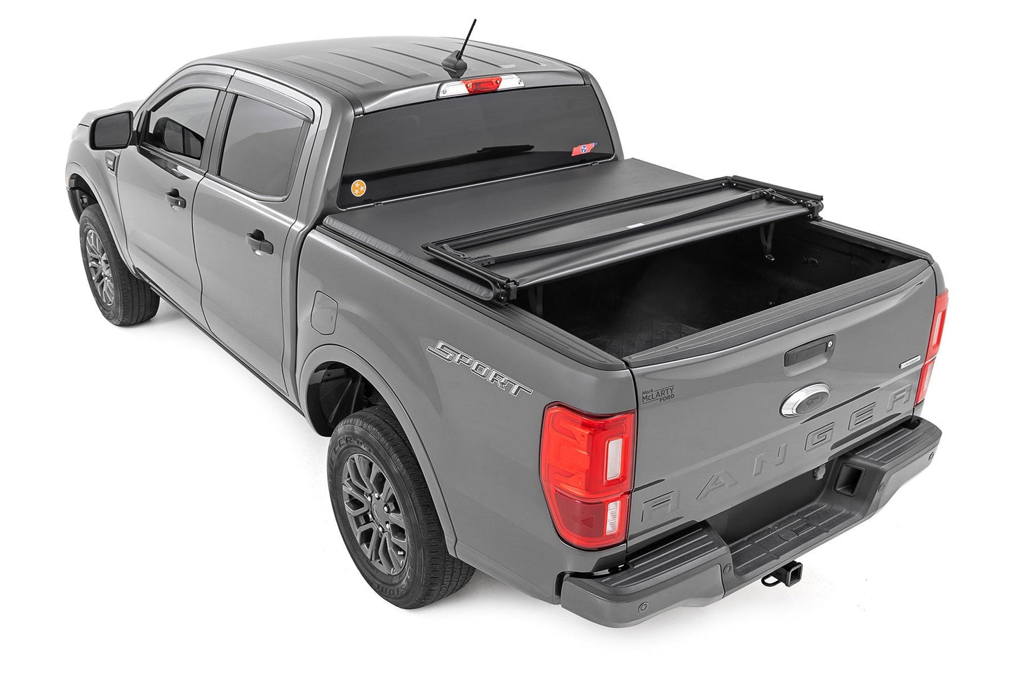 Rough Country 41219500A Soft Tri-Fold Bed Cover | 5' Bed | Ford Ranger 2WD/4WD (2019-2023)