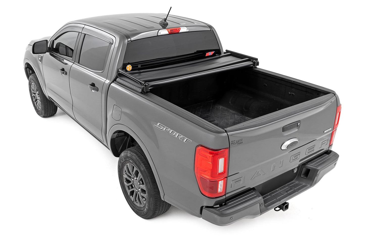 Rough Country 41219500A Soft Tri-Fold Bed Cover | 5' Bed | Ford Ranger 2WD/4WD (2019-2023)