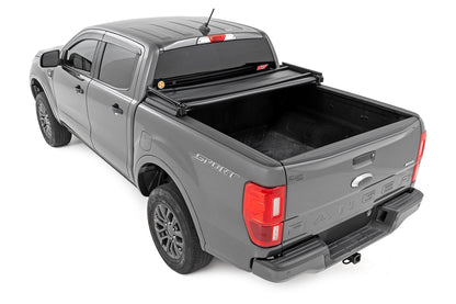 Rough Country 41219500A Soft Tri-Fold Bed Cover | 5' Bed | Ford Ranger 2WD/4WD (2019-2023)