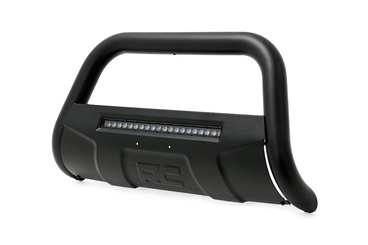Rough Country B-C4072 Black LED Bull Bar | Chevy Silverado 1500 2WD/4WD (2019-2022)