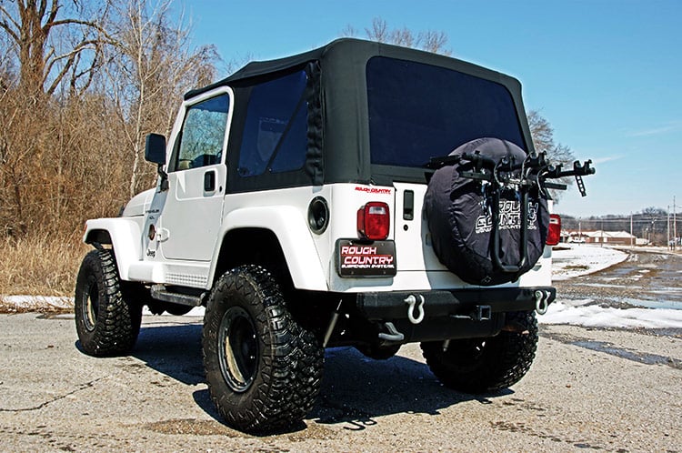 Rough Country RC85020.35 Soft Top | Replacement | Black | Full Doors | Jeep Wrangler TJ 4WD (97-06)