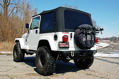 Rough Country RC85020.35 Soft Top | Replacement | Black | Full Doors | Jeep Wrangler TJ 4WD (97-06)