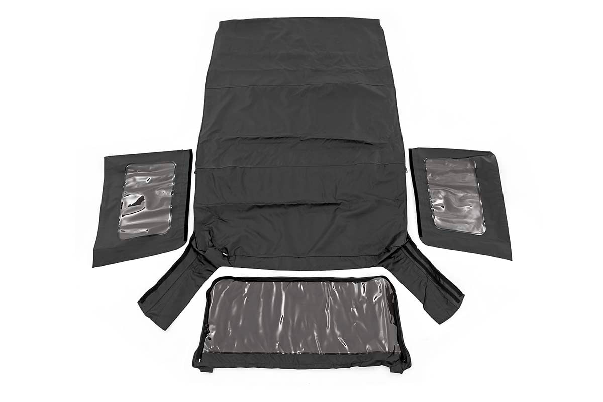 Rough Country RC85130.35 Soft Top | Replacement | Black | 4 Door | Jeep Wrangler Unlimited (07-09)