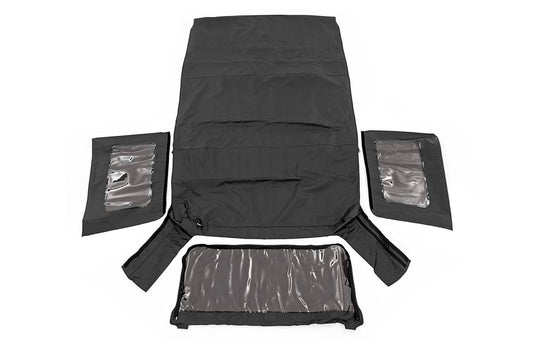 Rough Country RC85130.35 Soft Top | Replacement | Black | 4 Door | Jeep Wrangler Unlimited (07-09)