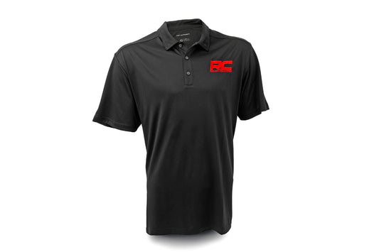 Rough Country 83910 Rough Country Polo | Rough Country Logo | Black | Moisture Wicking | Size M