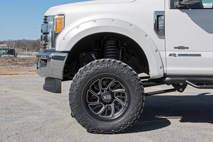 Rough Country F-F21112-G1 Pocket Fender Flares | G1 Absolute Black | Ford F-250/F-350 Super Duty (17-22)