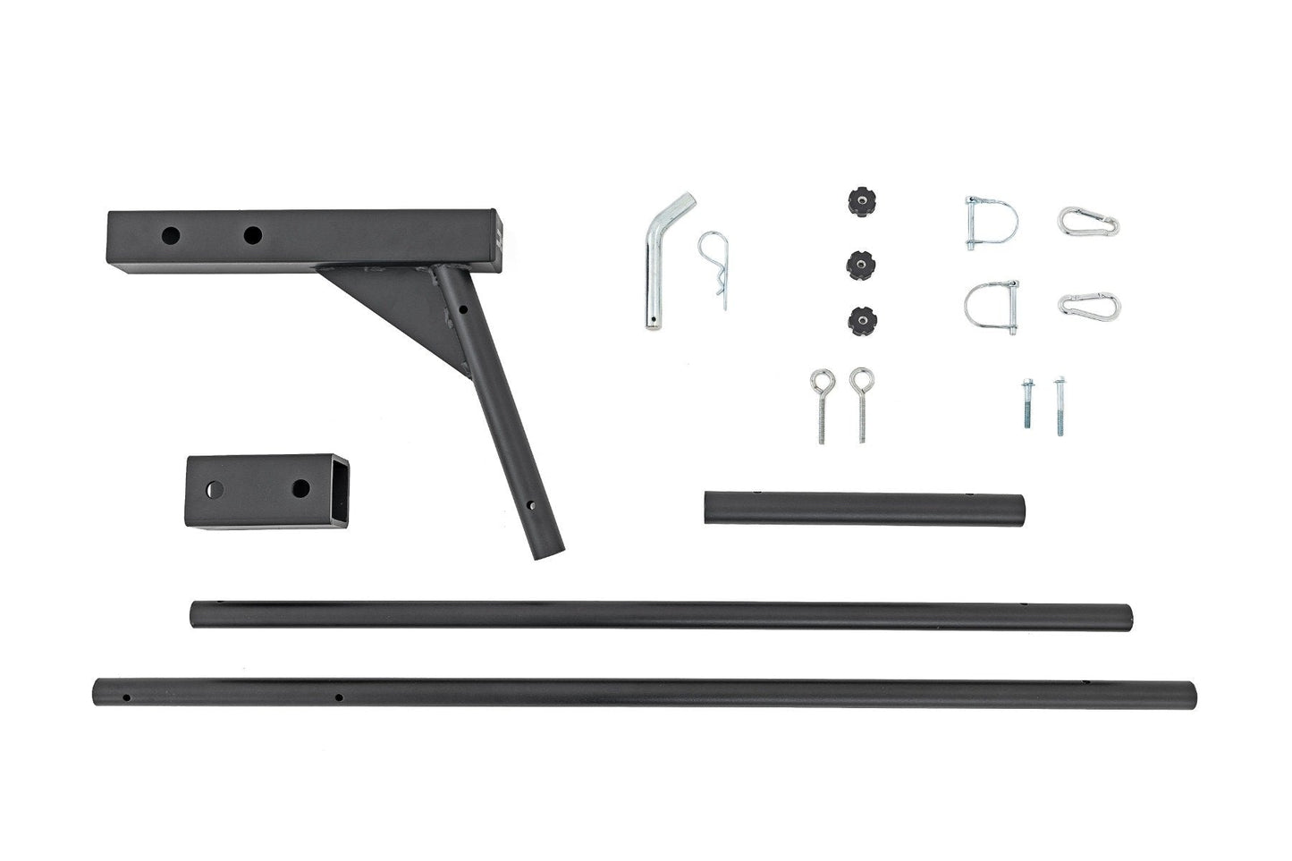 Rough Country 117520 Flag Pole Holder | Single | 2 & 2.5" Inch Hitch | w/ Flag Pole