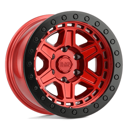 Black Rhino Hard Alloys BR RENO 17X9 5X127 +0 71 CNDY RED BLK