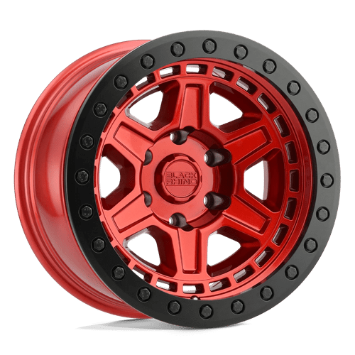 Black Rhino Hard Alloys BR RENO 17X9 5X127 +0 71 CNDY RED BLK