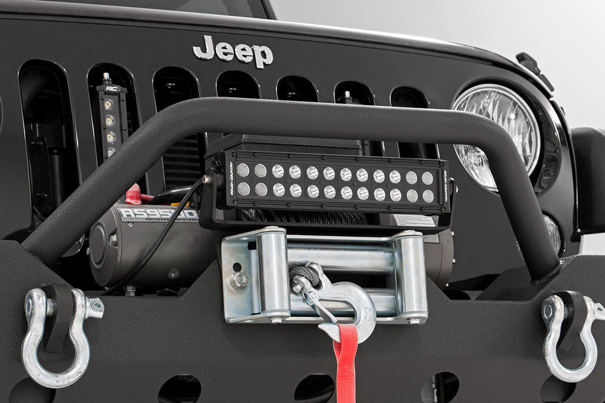 Rough Country 70912BL 12 Inch Black Series LED Light Bar | Dual Row