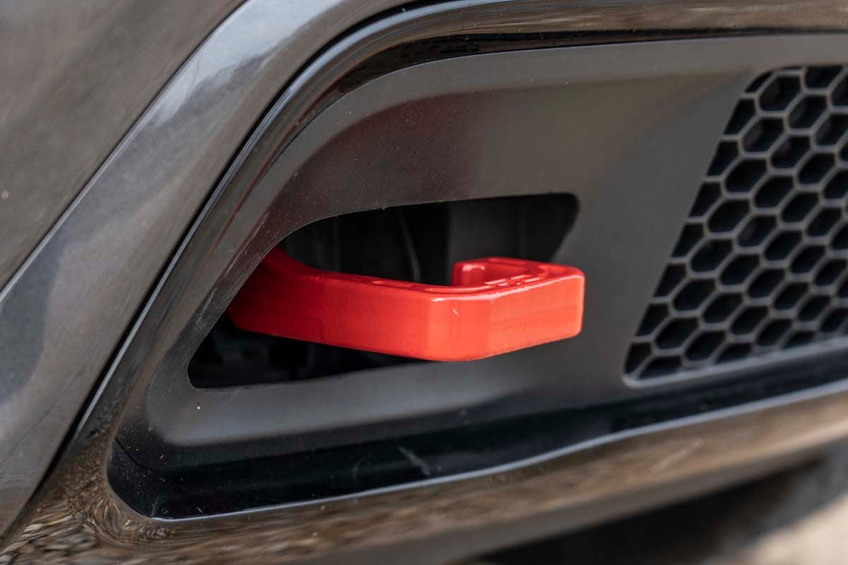 Rough Country RS133 Tow Hooks | Forged | Red | Jeep Grand Cherokee 2WD/4WD (2015-2022)