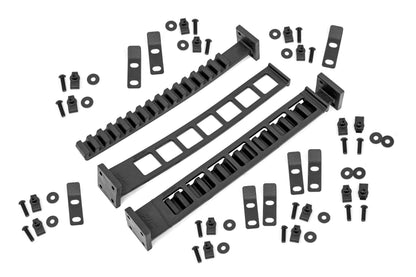 Rough Country 99066 Rubber Molle Panel Clamp Kit | Universal | Up to 15" | 2-Clamp Sets